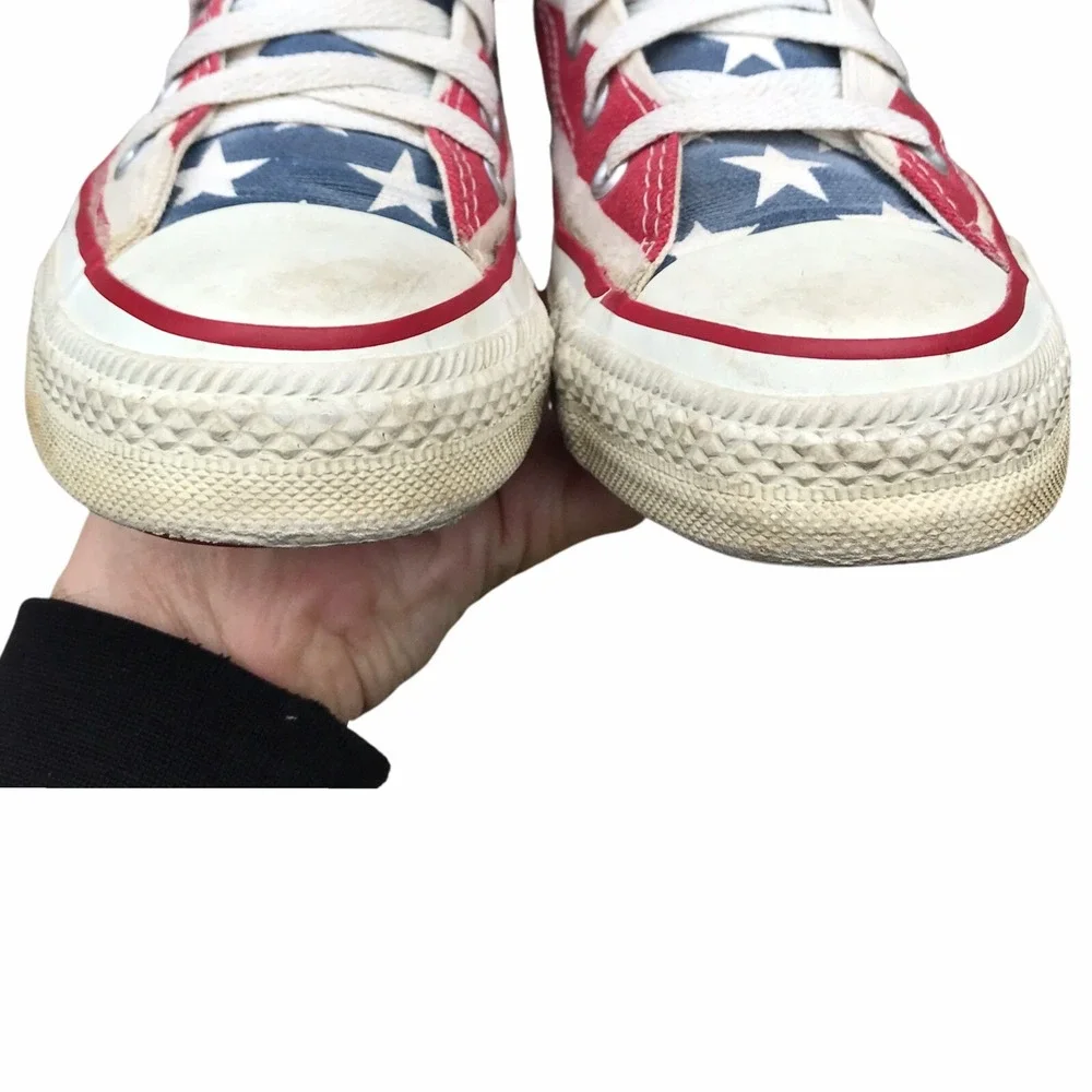 Vintage Made In USA Converse Size 3 American Flag